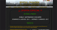 Desktop Screenshot of hostal-palacios.com